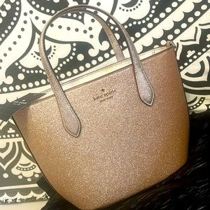 NWT Kate Spade champagne handbag satchel